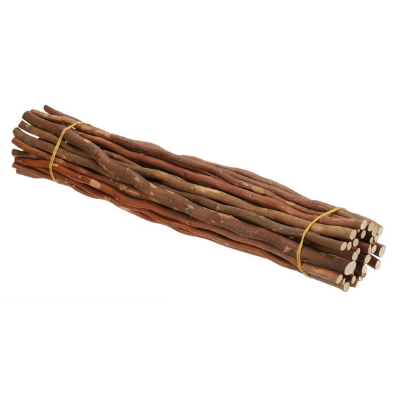 Uxcell 36 Pcs 50cm Wood Log Sticks, 0.2-0.5 inch in Diameter Natural Wood Craft Sticks, Dried Wood Sticks Decorative Wood Branch Sticks for DIY Crafts Accessory Photo Props, Brown
