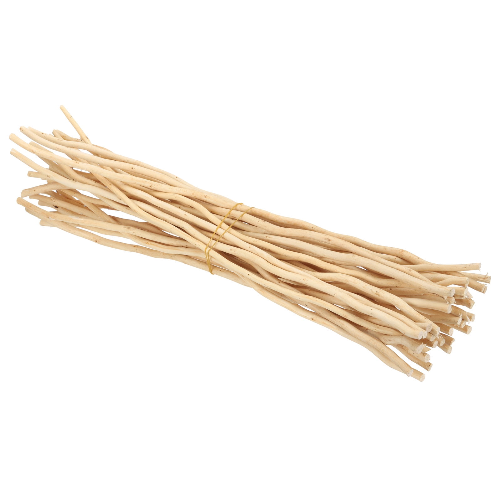 Uxcell 36 Pcs 50cm Wood Log Sticks, 0.2-0.5 inch in Diameter Natural Wood Craft Sticks, Dried Wood Sticks Decorative Wood Branch Sticks for DIY Crafts Accessory Photo Props, Wood Color