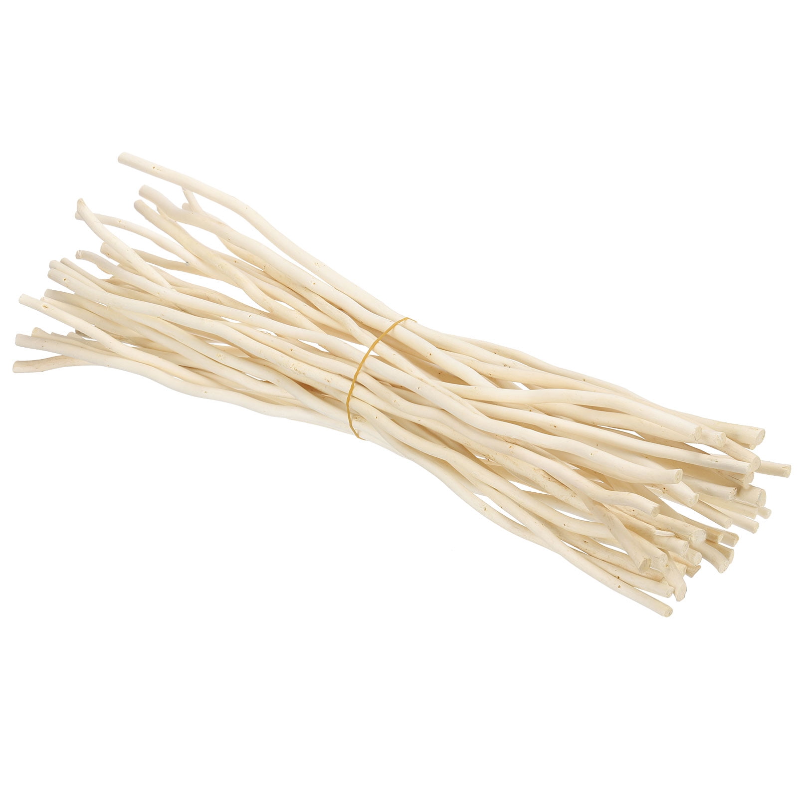 Uxcell 36 Pcs 50cm Wood Log Sticks, 0.2-0.5 inch in Diameter Natural Wood Craft Sticks, Dried Wood Sticks Decorative Wood Branch Sticks for DIY Crafts Accessory Photo Props, White