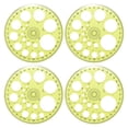 thumbnail image 1 of Uxcell 360-Degree Plastic Protractor, 4Pcs Circle Template Circle Ruler Drafting Math Geometry Tool Set for Office Supplies Math Drawing Tools Design Angle Measurement, Yellow, 1 of 6