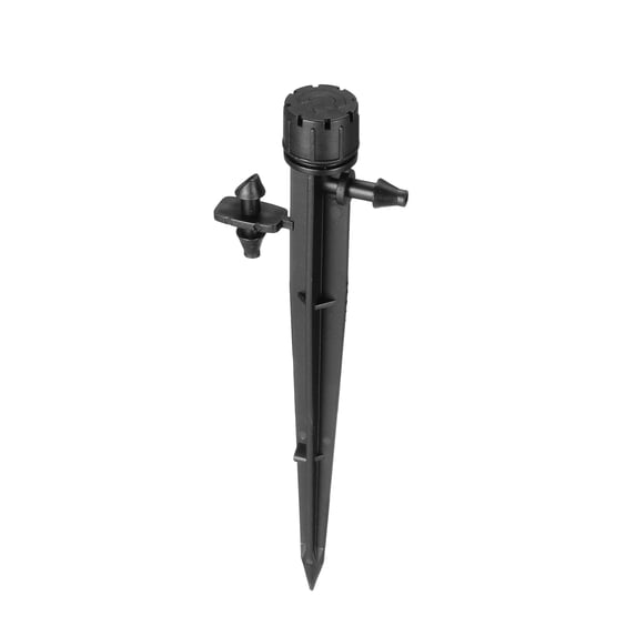 Uxcell 360 Degree Spray Dripper Micro Emitter Irrigation Watering System Plastic Black 5 Pcs