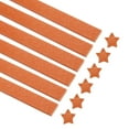 thumbnail image 1 of Uxcell 360 Sheets Origami Paper Glitter Stars Papers Dark Orange Fold Paper for Beginner Arts Crafts Project,0.4" x 9.3", 1 of 6