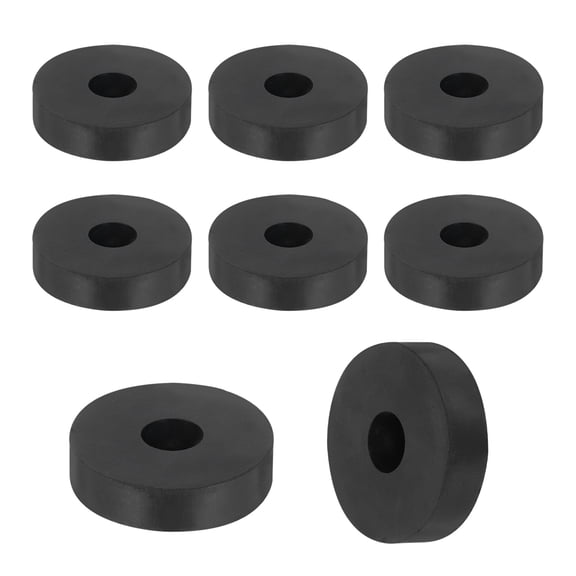 Uxcell 36Pack Thick Rubber Spacer, 1-9/16 Inch OD x 15/32 Inch ID x 3/8 Inch Thickness
