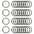 thumbnail image 1 of Uxcell 36Pcs Loose Leaf Binder Rings, 1.4 Inch Metal Open Card Rings Heavy Duty Book Rings for Key Index Card Rings Paper Rings Office, Black, 1 of 7