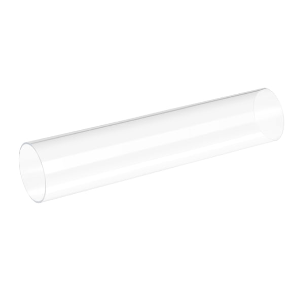 Uxcell 36mm ID x 40mm OD x 200mm Clear Rigid Acrylic Pipe Round Tube