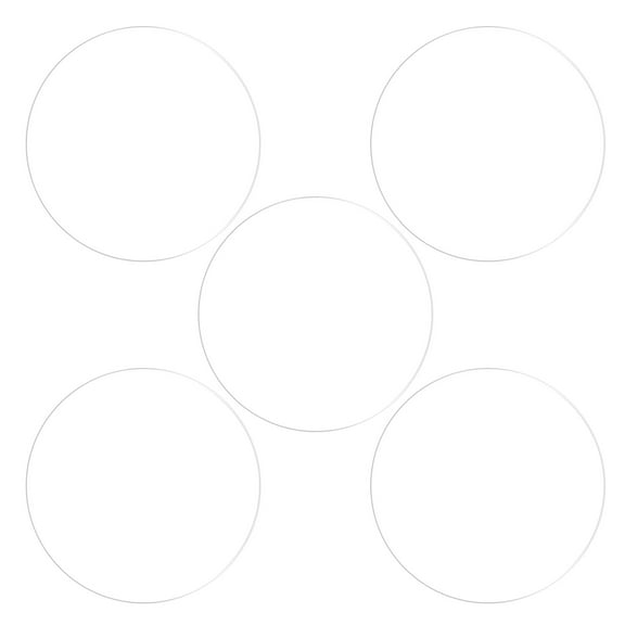 Uxcell 36mm Soft TPU Anti Scratch HD Clear Round Watch Glass Screen Protectors 5 Pack