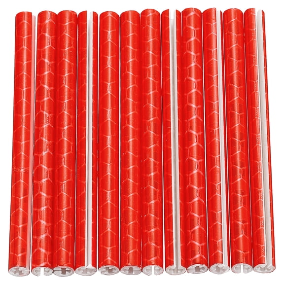 Uxcell 36pcs Bike Reflective Spoke Skin Plastic Bicycle Spoke Reflectors Spoke Covers Trim Wrap Wheel Visibility, White