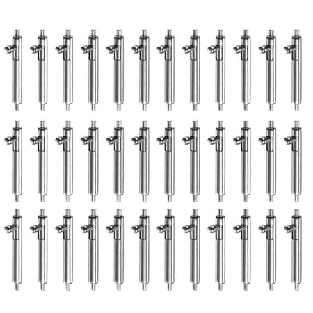 Uxcell 36pcs Quick Release Spring Bar 12mm Width 1.8mm Diameter Stainless Steel Watch Pins