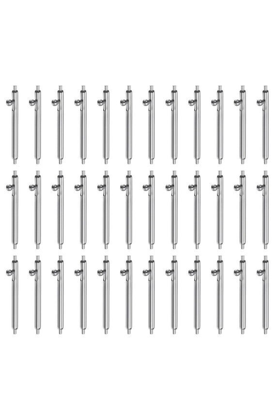 36pcs Quick Release Spring Bar 18mm Width 1.5mm Diameter Stainless Steel Watch Pins