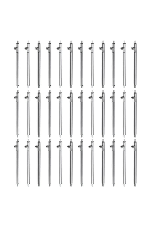36pcs Quick Release Spring Bar 22mm Width 1.5mm Diameter Stainless Steel Watch Pins