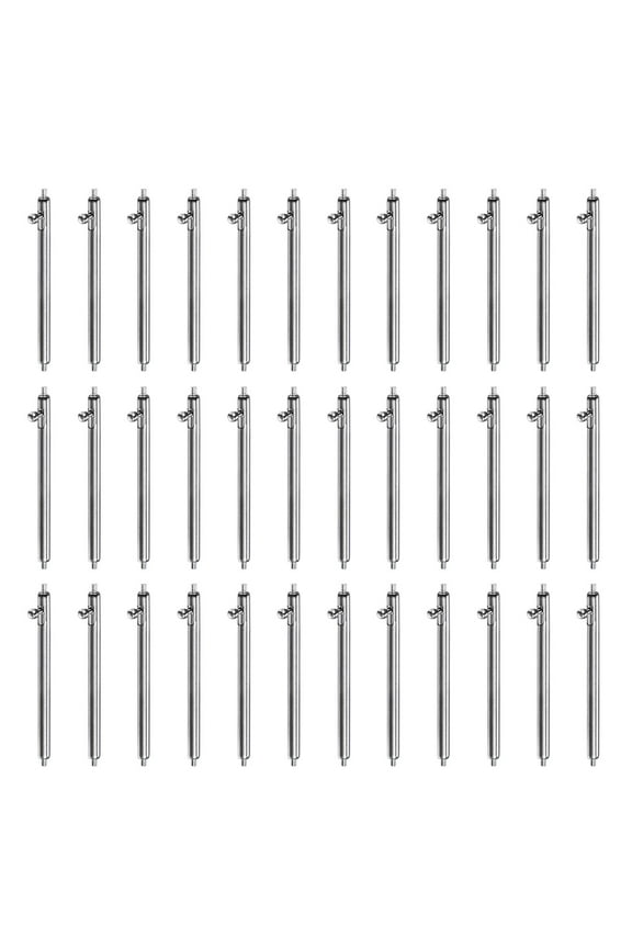 36pcs Quick Release Spring Bar 24mm Width 1.8mm Diameter Stainless Steel Watch Pins