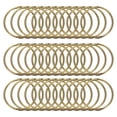 thumbnail image 1 of Uxcell 36pcs Shower Curtain Rings, 2 Inch Round Snap Shower Curtain Hooks for Curtain Rods, Bronze, 1 of 5