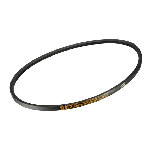 Uxcell 37.01" V Belt Inch Inner Length Industrial Transmission Belt Rubber Black 1pcs