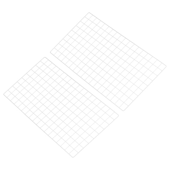 Uxcell 37"x18" Wire Grid Panel, 2 Pcs WWall Grid Decorative Board Photo Display for Home Office Wedding, White