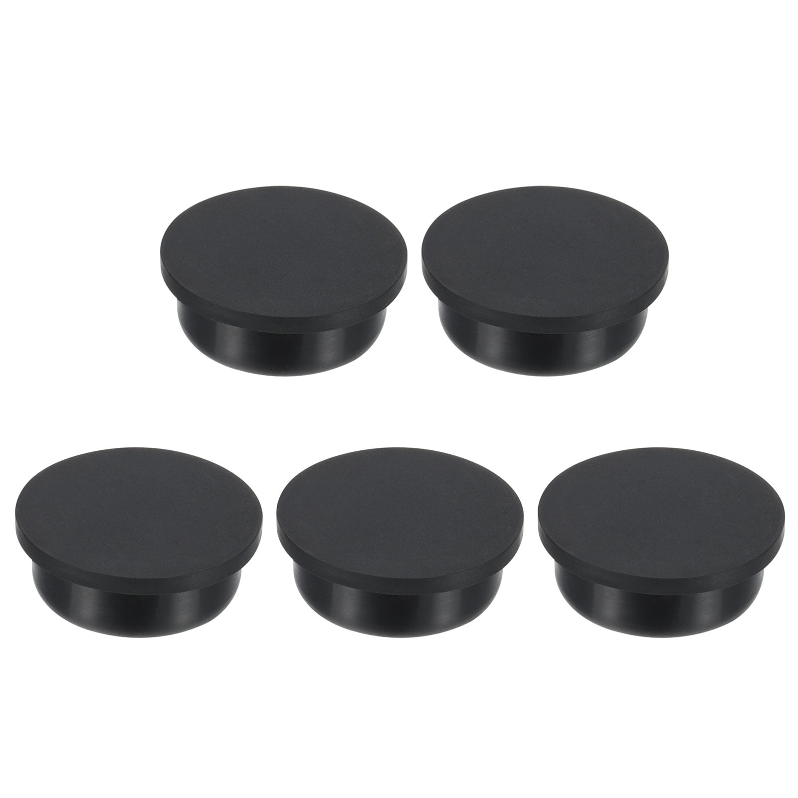 Uxcell 38.3mm Diameter Rubber Hole Plugs, 5 Pcs Silicone Rubber Round ...