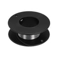 thumbnail image 1 of Uxcell 38 Gauge/0.1 mm Nichrome 80 Cr20Ni80 Heating Resistance Wire 33ft High Temperature for Electronic Components Repairing, Black, 1 of 6