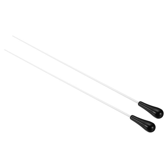 Uxcell 38cm/15" Music Conductor Baton,2Pcs Orchestra Baton Resin Handle Black