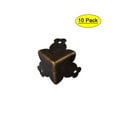 thumbnail image 1 of Uxcell 38mm x 28mm Chest Gift Box Wood Case Feet Leg Corner Protector Guard 10pcs, 1 of 5