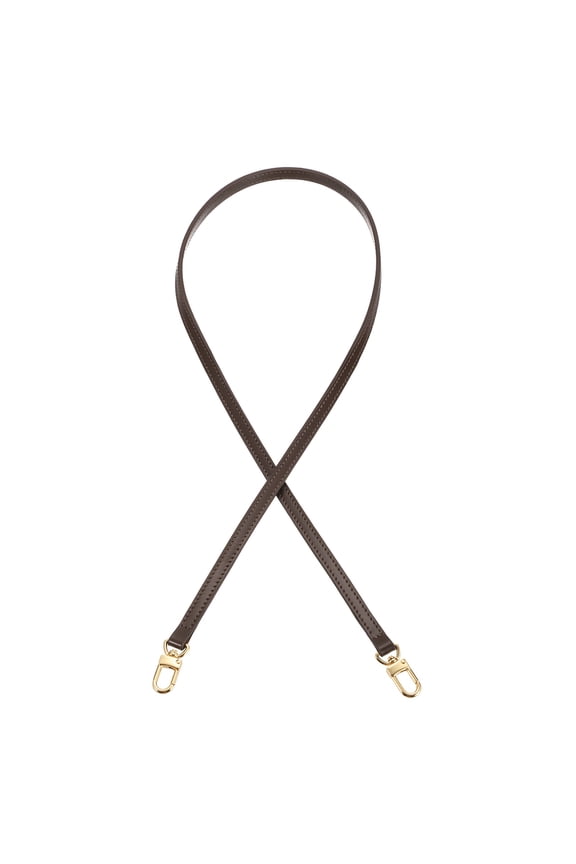 39.4 Inch Genuine Leather Purse Strap, 0.43 Inch Wide Shoulder Bag Strap Replacement Purse Straps Replacement for Women DIY Handbag Underarm Shoulder Bags, Brown