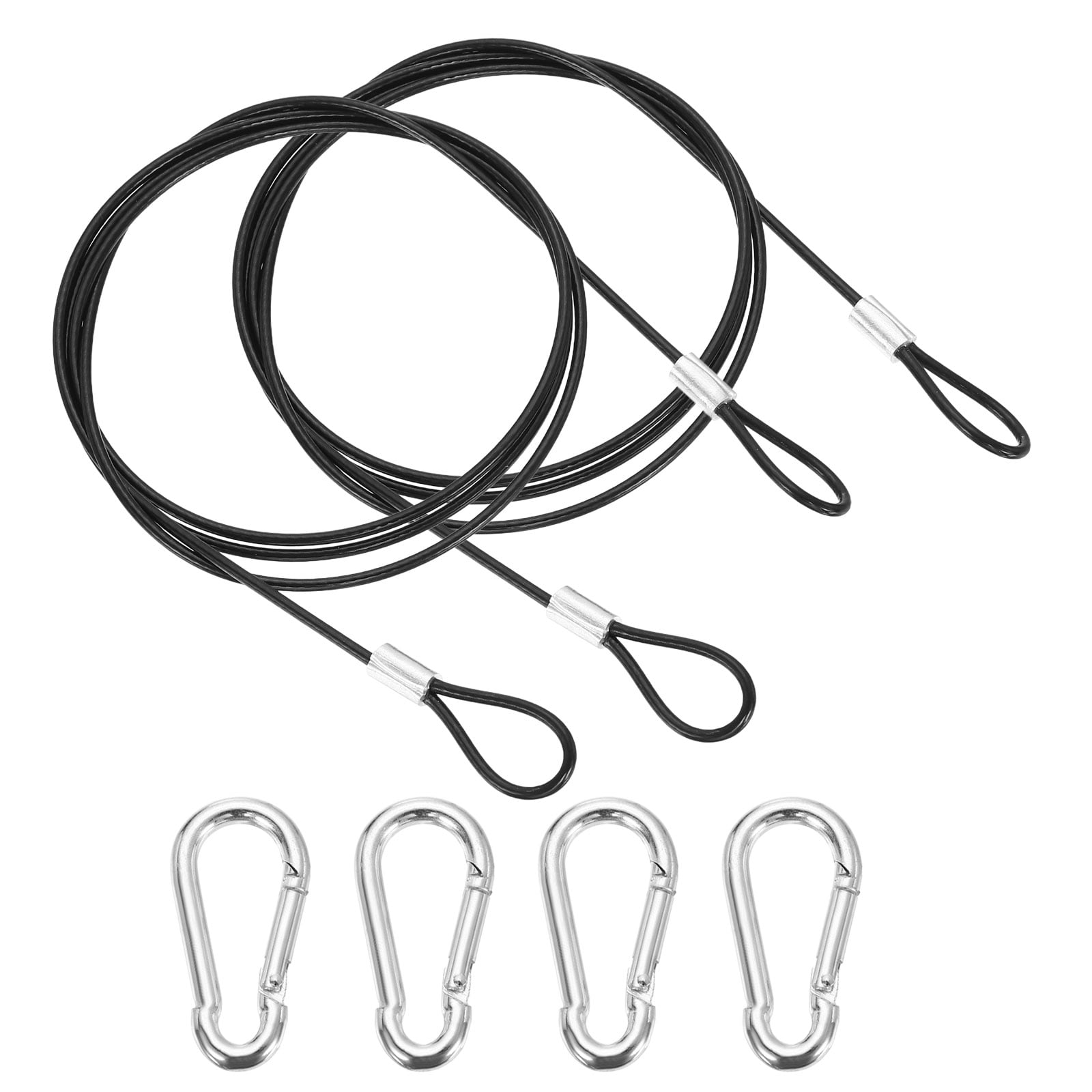 uxcell-39-inch-safety-cable-lock-2-pcs-304-stainless-steel-security
