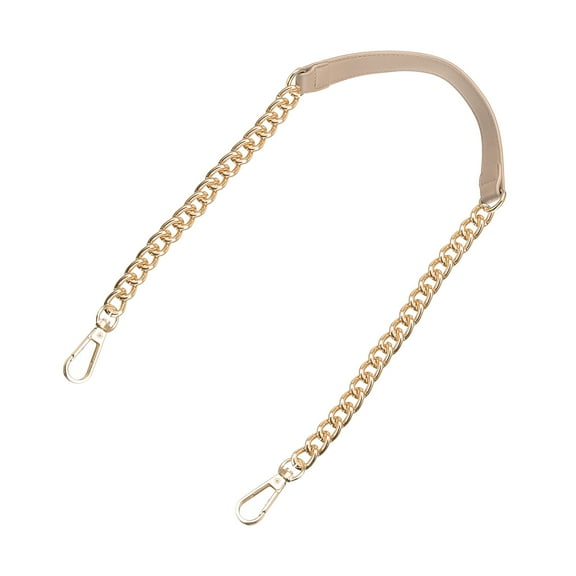 Uxcell 39" Iron Flat Chain Strap Purse Shoulder DIY Replacement(Beige Gold)