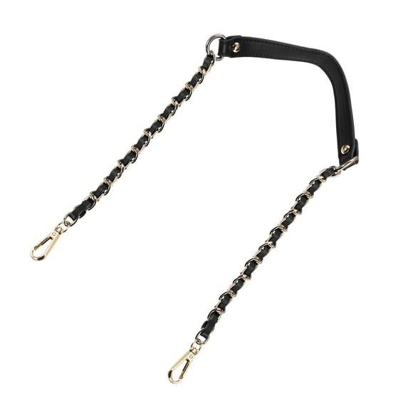 Uxcell 39" Iron Flat Chain Strap Purse Shoulder DIY Replacement, Black Gold