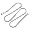 thumbnail image 1 of Uxcell 39" Purse Chain Strap Purse Handle Cross Body Shoulder Replacement Strap, Silver, 1 of 5
