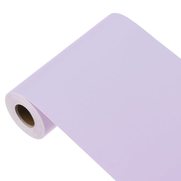 Uxcell 393"x5.9" Purple Wallpaper, Peel and Stick Wallpaper, Contact Paper Vinyl Self-Adhesive Wall Paper Decorative for Wall Covering