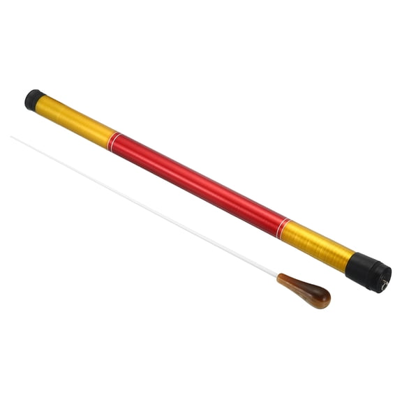 Uxcell 39cm/15inch Music Conductor Baton, Orchestra Baton Resin Handle with Case Yellow