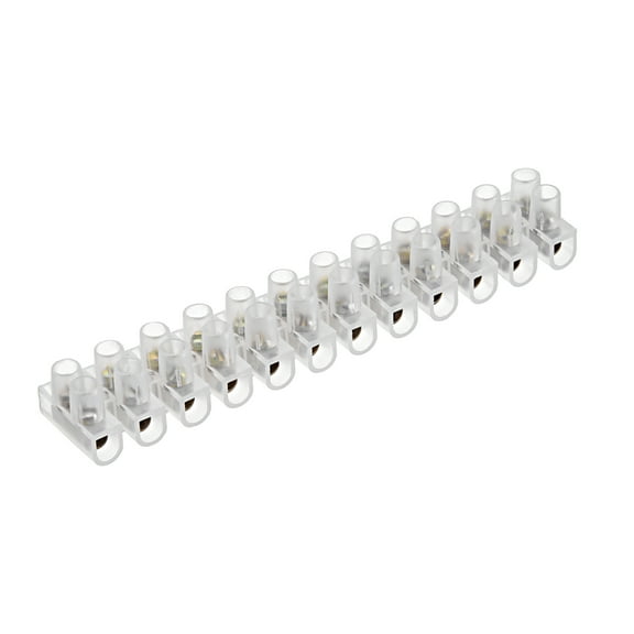 Uxcell 3A 12 Position Dual Row Type U Screw Terminal Block 3 Count