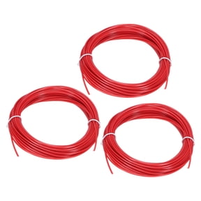 Uxcell 3D Pen Filament 3Pcs 1.75mm Total Length 196.8 Feet Red PLA, 3D Pen Filament Refills Low Warping, for Creating Pictures Printed Model Printing Pen