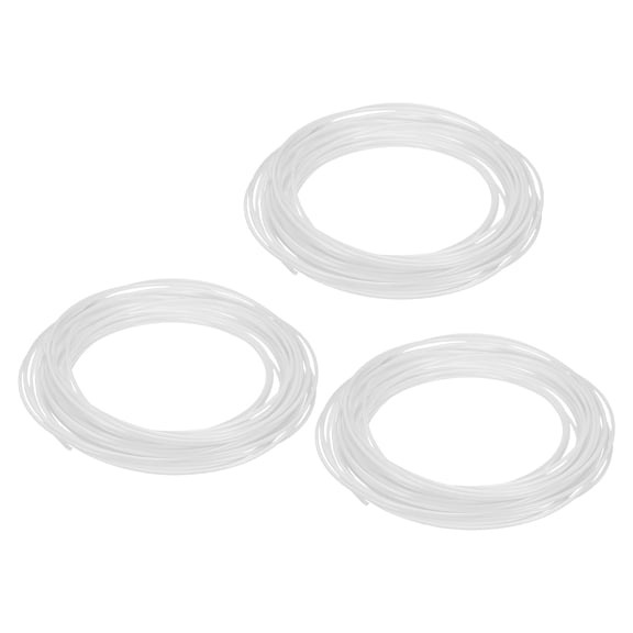 Uxcell 3D Pen Filament 3Pcs 1.75mm Total Length 196.8 Feet White PLA, 3D Pen Filament Refills Low Warping, for Creating Pictures Printed Model Printing Pen