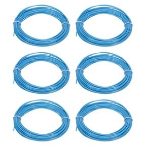 Uxcell 3D Pen Filament 6Pcs 1.75mm Total Length 196.8 Feet Blue PLA, 3D Pen Filament Refills Low Warping, for Creating Pictures Printed Model Printing Pen