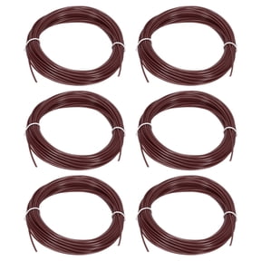 Uxcell 3D Pen Filament 6Pcs 1.75mm Total Length 196.8 Feet Brown PLA, 3D Pen Filament Refills Low Warping, for Creating Pictures Printed Model Printing Pen