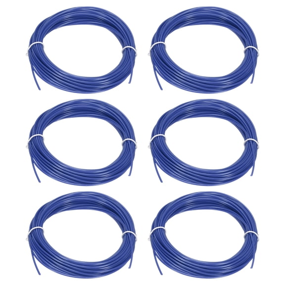 Uxcell 3D Pen Filament 6Pcs 1.75mm Total Length 196.8 Feet Dark Blue PLA, 3D Pen Filament Refills Low Warping, for Creating Pictures Printed Model Printing Pen