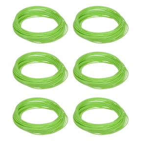 Uxcell 3D Pen Filament 6Pcs 1.75mm Total Length 196.8 Feet Green PLA, 3D Pen Filament Refills Low Warping, for Creating Pictures Printed Model Printing Pen