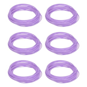 Uxcell 3D Pen Filament 6Pcs 1.75mm Total Length 196.8 Feet Light Purple PLA, 3D Pen Filament Refills Low Warping, for Creating Pictures Printed Model Printing Pen