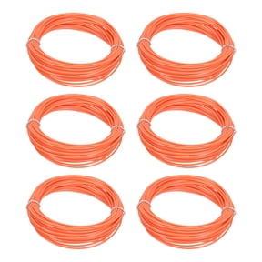 Uxcell 3D Pen Filament 6Pcs 1.75mm Total Length 196.8 Feet Orange PLA, 3D Pen Filament Refills Low Warping, for Creating Pictures Printed Model Printing Pen