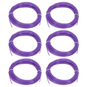 Uxcell 3D Pen Filament 6Pcs 1.75mm Total Length 196.8 Feet Purple PLA, 3D Pen Filament Refills Low Warping, for Creating Pictures Printed Model Printing Pen