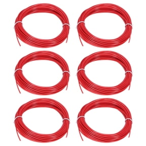 Uxcell 3D Pen Filament 6Pcs 1.75mm Total Length 196.8 Feet Red PLA, 3D Pen Filament Refills Low Warping, for Creating Pictures Printed Model Printing Pen