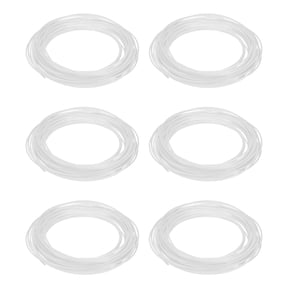 Uxcell 3D Pen Filament 6Pcs 1.75mm Total Length 196.8 Feet White PLA, 3D Pen Filament Refills Low Warping, for Creating Pictures Printed Model Printing Pen