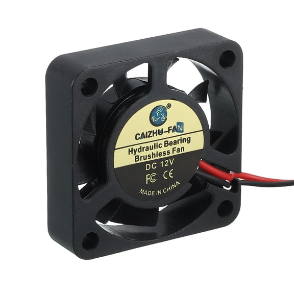 Uxcell 3D Printer 4010 Cooling Fan, 12V 6000RPM 40 x 40 x 10 mm Hydraulic Bearing XH2.54 Extruder Cooling Fan with 30cm Cable 2 Pin Terminal for 3D Printer