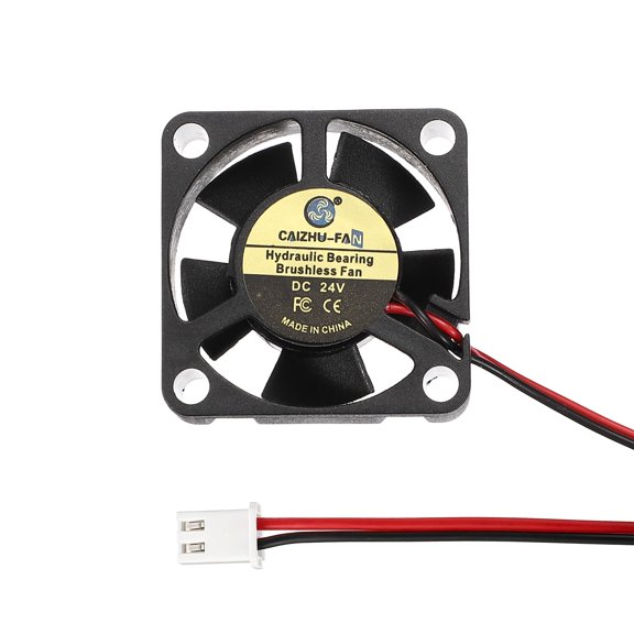 Uxcell 3D Printer Cooling Fan, 24V 3010 Extruder Hot End Cooling Fan Replacement 8500RPM with 2.54mm Locking Terminals for 3D Printer Computer CPU Heatsink, 30x30x10mm, Black