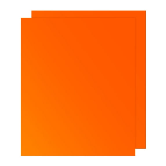 Uxcell 3D Puff Heat Transfer Vinyl 2 Sheets 12"x10" Glow in The Dark Puffy HTV Vinyl Heat Press Film Iron, Orange