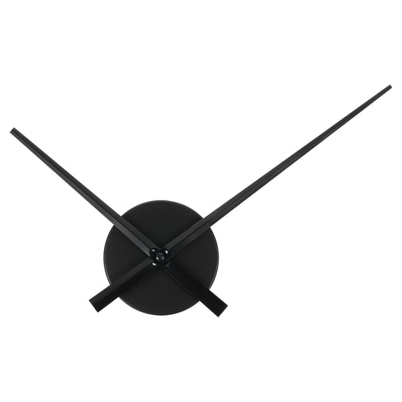Uxcell 3D Wall Clock Hands Movement 6mm Shaft for 3mm Clock Dial Thick Black 1 Set