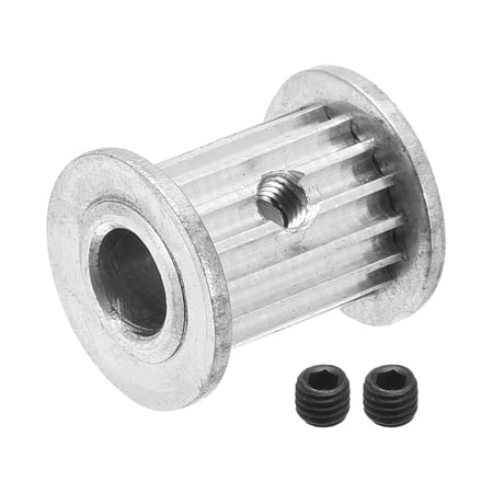 Uxcell 3M15 Teeth Timing Pulley Synchronous Wheel Belt Drive Gear with M3 Screw 8mm Bore for Belt, 3D Printer, CNC