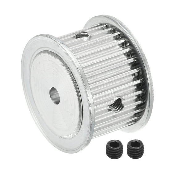 Uxcell 3M30 Teeth Timing Pulley Synchronous Wheel Belt Drive Gear with M4 Screw 5mm Bore for Belt, 3D Printer, CNC
