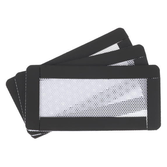 Uxcell 3Pcs PC Dust Filter, 100x50mm Magnetic Frame Computer Case Cooler Dustproof Mesh Cover Fan Grills White