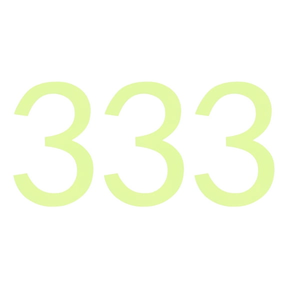 Uxcell 3Pack 2" Glow in the Dark Numbers Sticker Wall Ceiling Decor Number "3"