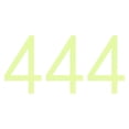 thumbnail image 1 of Uxcell 3Pack 2" Glow in the Dark Numbers Sticker Wall Ceiling Decor Number "4", 1 of 5